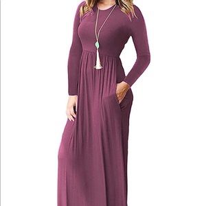 Mauve Brand new maxi long dress